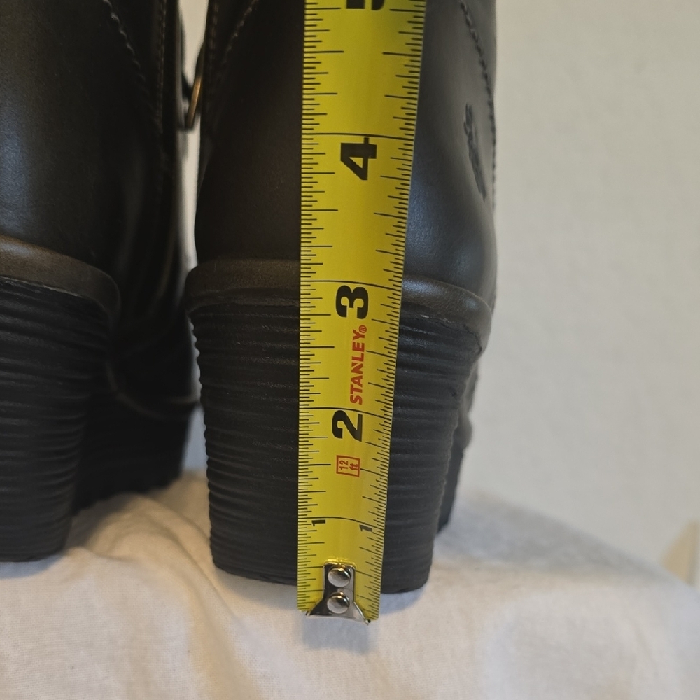 Fly London Black Lace Up Boots - Picture 5 of 16